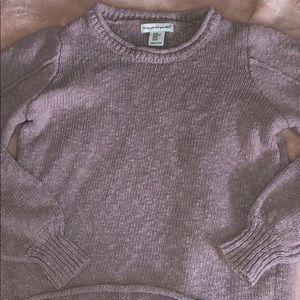 Purple crew neck sweater